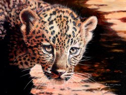 In The Heat of the Day by Pip McGarry - Original Painting on Stretched Canvas sized 16x12 inches. Available from Whitewall Galleries